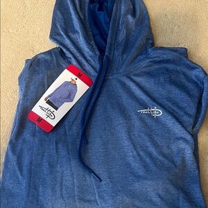 Blue Men's surf Hoodie Shirt